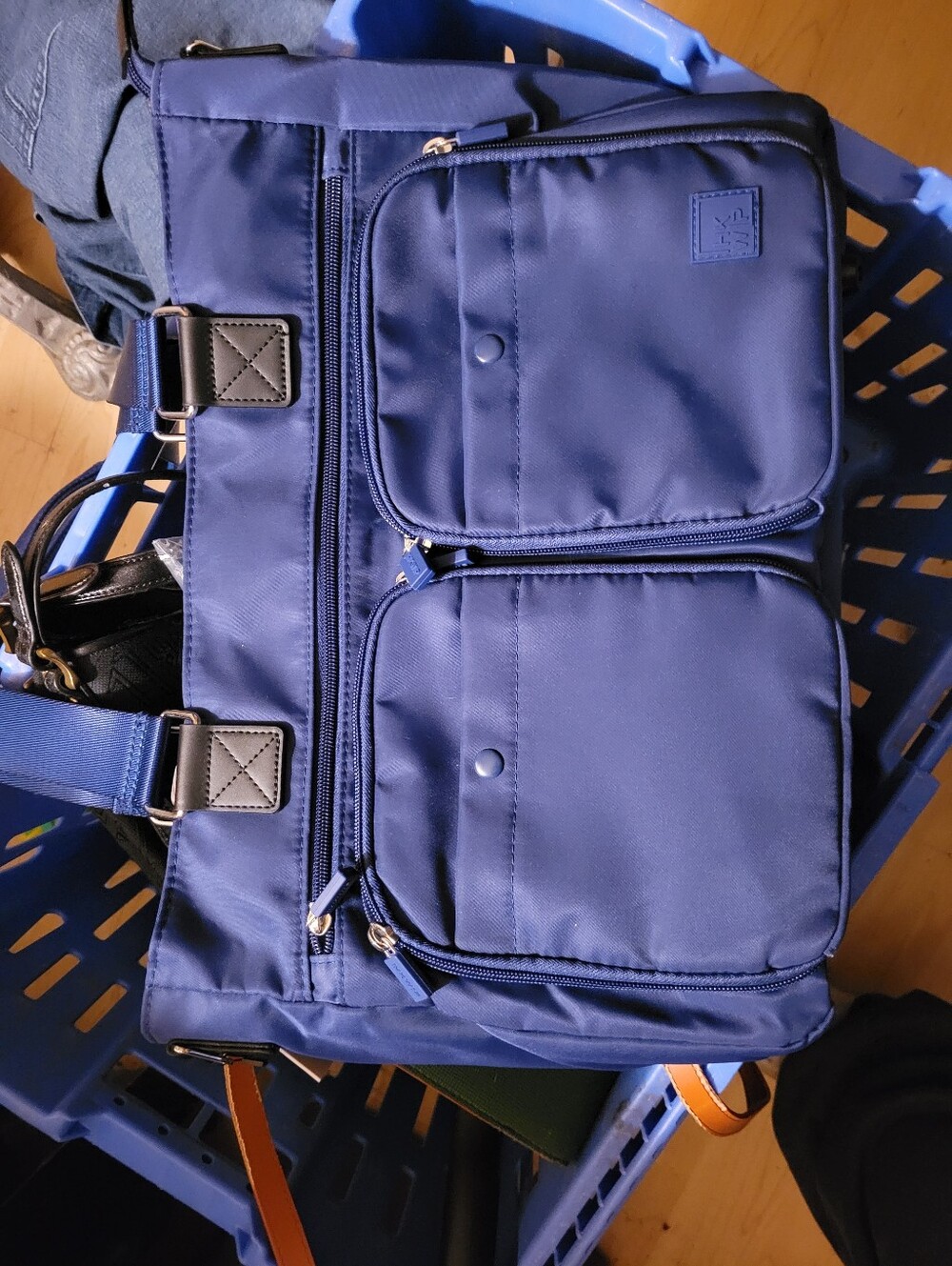 Navy Travel Shoulder Bag for Women - Multifunctional Crossbody